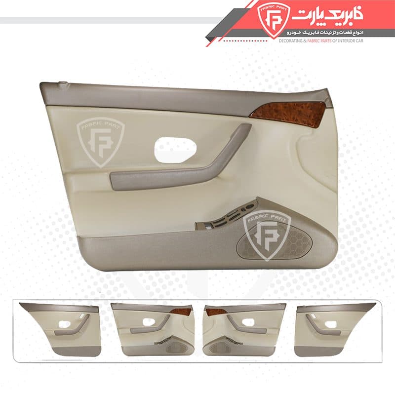 رودری سمند چرمی آپشن بژ روشن دست کامل