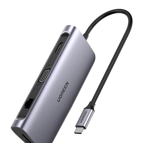 هاب 9 پورت USB-C یوگرین مدل UGREEN CM179/40873