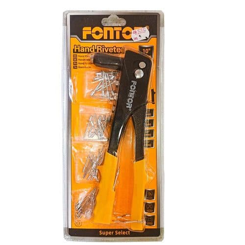 انبر پرچ دستی همراه با 4 سری FONTOR