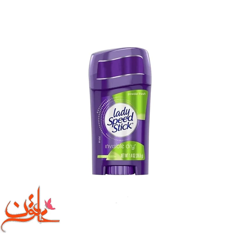 مام صابونی لیدی اسپید مدل Invisible Dry حجم 45 میل