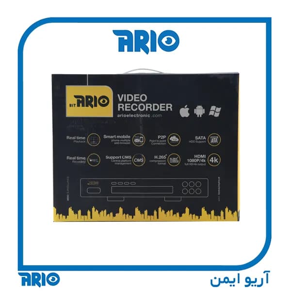 دی وی آر 4 کانال آریو AR-5104QS-4C V2.0 — تصویر ۴