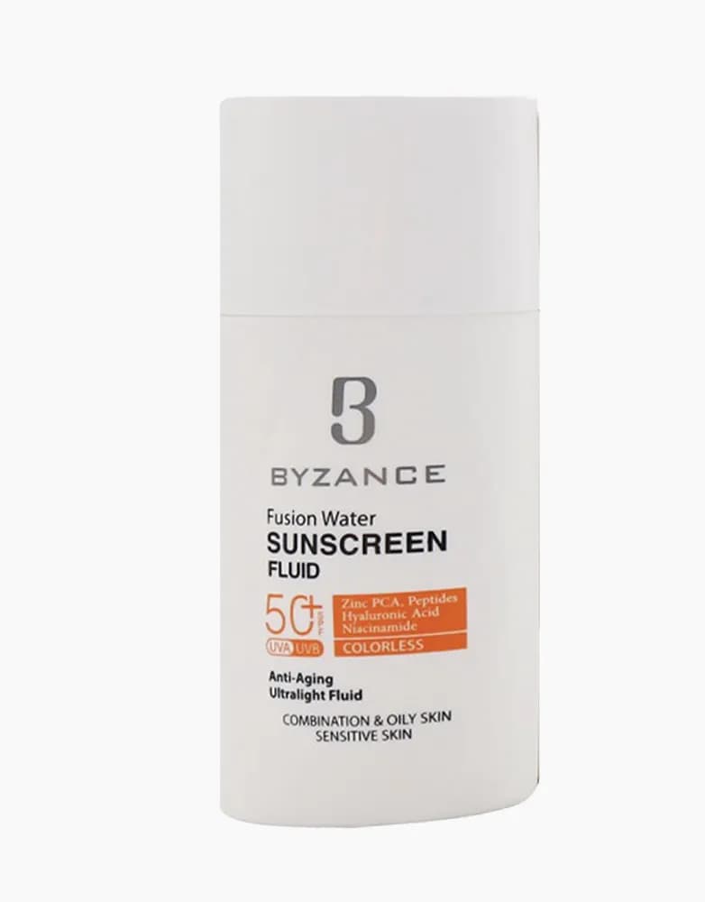 ضد آفتاب فلوئیدی بیزانس BYZANCE فیوژن واتر | SPF50 | حجم 50 میل — تصویر ۲