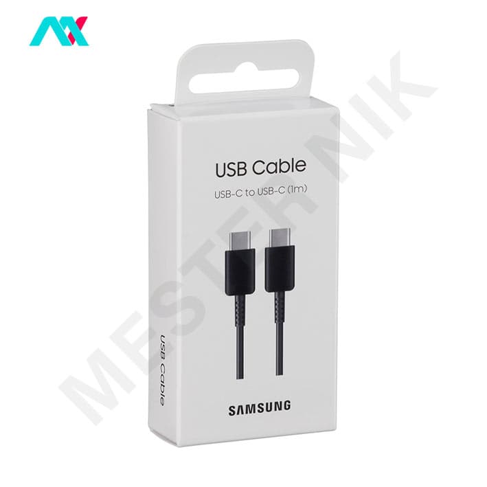 کابل شارژ اورجینال USB-C به USB-C سامسونگ مدل EP-DA705 — تصویر ۳