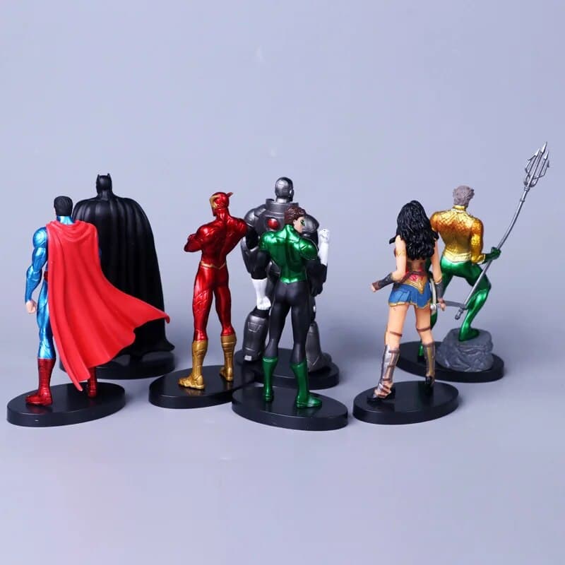فیگور مدل اونجرز The Avengers طرح لیگ عدالت مجموعه 7 عددی — تصویر ۳