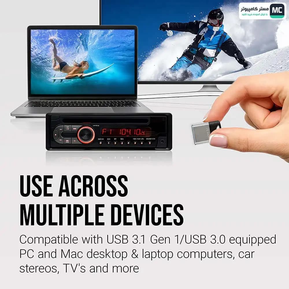 فلش پی ان وای Elite-X Fit USB 3.1 128GB — تصویر ۸