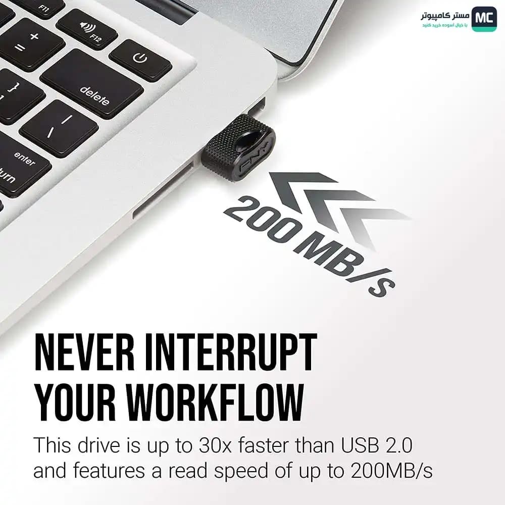 فلش پی ان وای Elite-X Fit USB 3.1 128GB — تصویر ۵