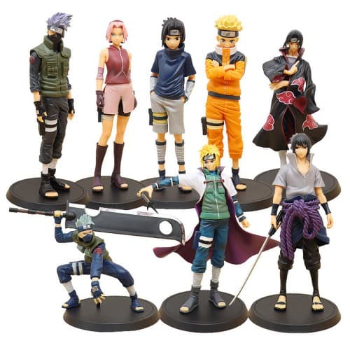 فیگور مدل ناروتو Naruto مجموعه 8 عددی