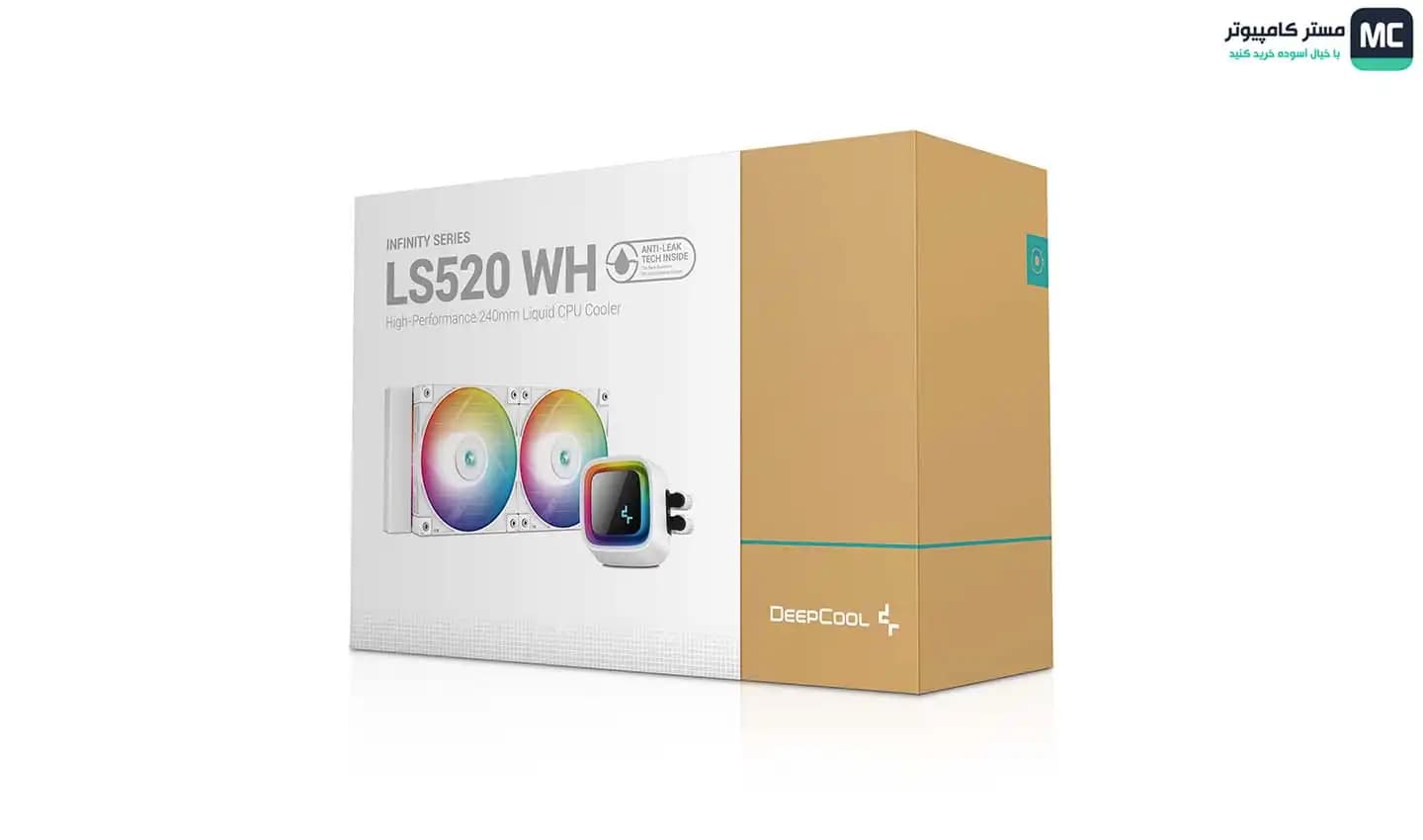 خنک کننده مایع پردازنده دیپ کول LS520 White — تصویر ۲