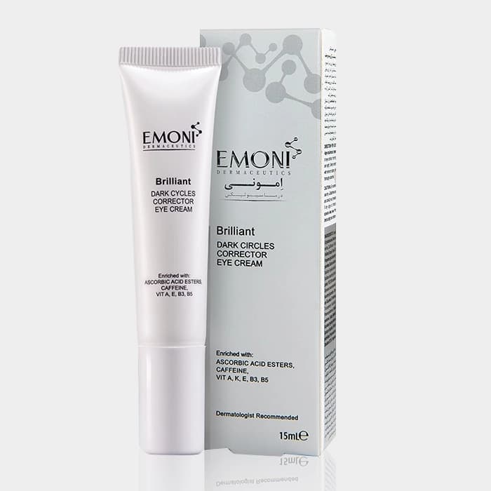 کرم ضد تیرگی و پف دور چشم امونی Emoni Dark Circles Corrector Eye Cream 15ml — تصویر ۲
