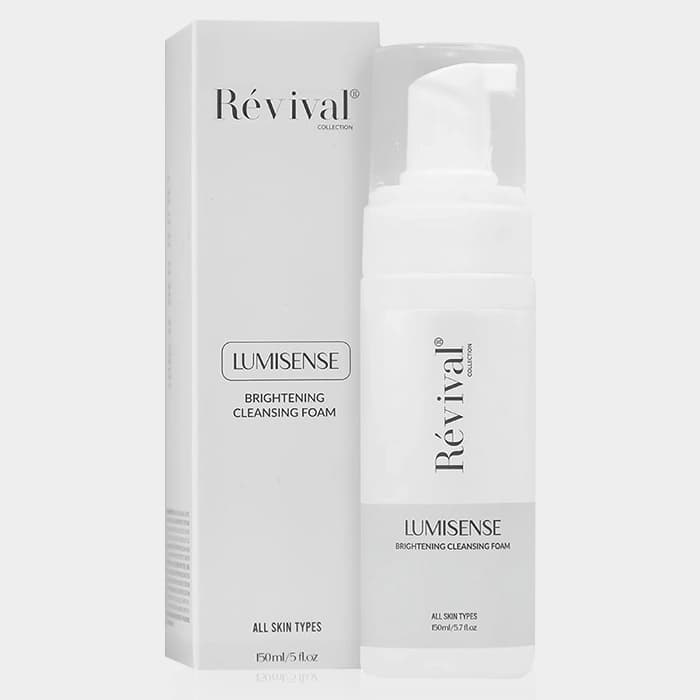 فوم شستشو روشن کننده لومیسنس رویوال Revival Lumisense Brightening Cleansing Foam 150ml — تصویر ۲