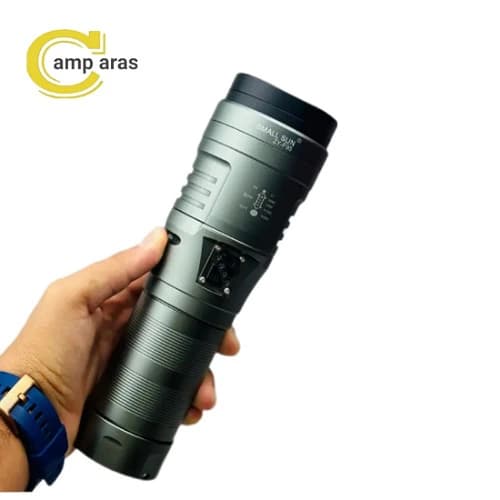 چراغ قوه زوم دار اسمال سان شارژی مدل ZY-F95 پاوربانکی — تصویر ۷