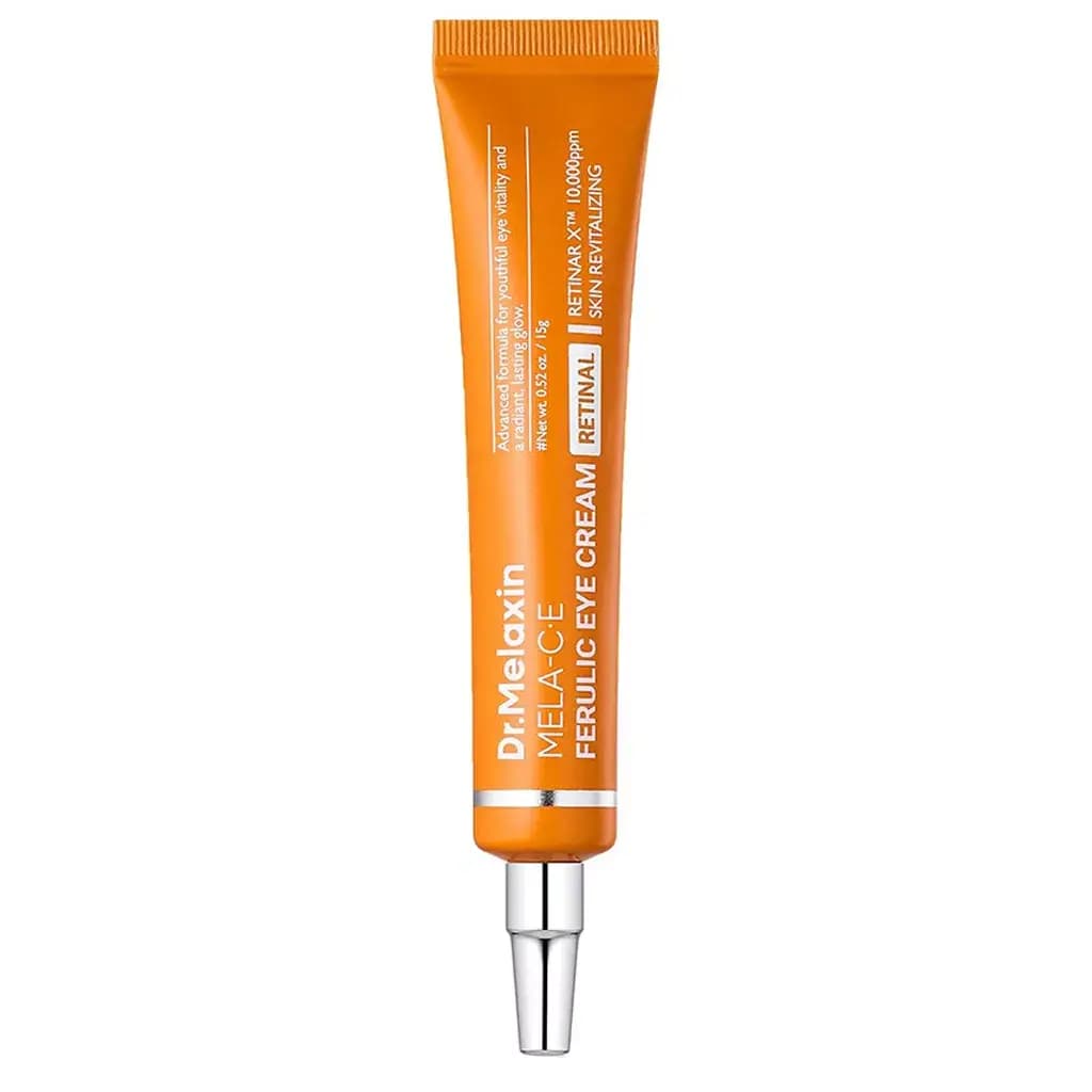 کرم دور چشم فرولیک اسید، رتینال، ویتامین C و E دکتر ملاکسین ضد لک، روشن کننده،ضد چروک قوی و جوانساز پوست Dr.Melaxin Mela C·E Ferulic Eye Cream — تصویر ۹