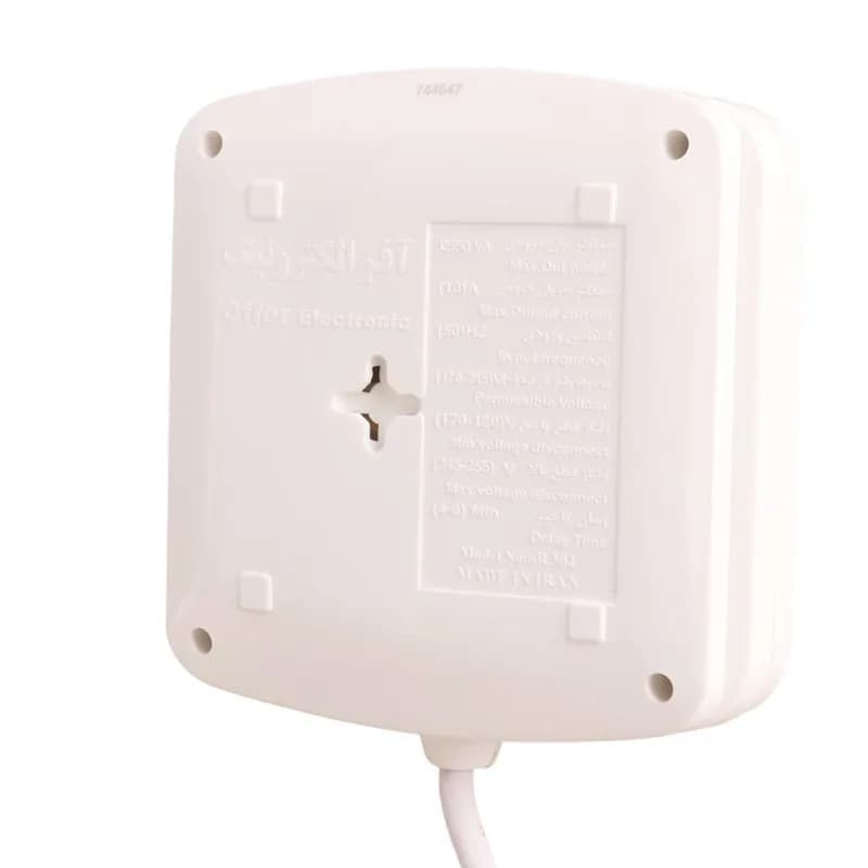 محافظ برق یخچال و فریزر 2 خانه ارت دار آفر الکترونیک OR-302 با کابل 1.8 متری — تصویر ۵