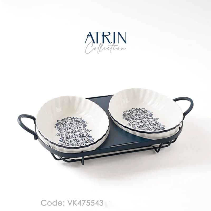 تابه بیضی دوقلو BVK بی وی کی مدل ATRIN کد VK475543 — تصویر ۲