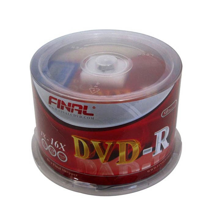 دی وی دی خام فینال ۵۰ عددی FINAL DVD-R — تصویر ۳