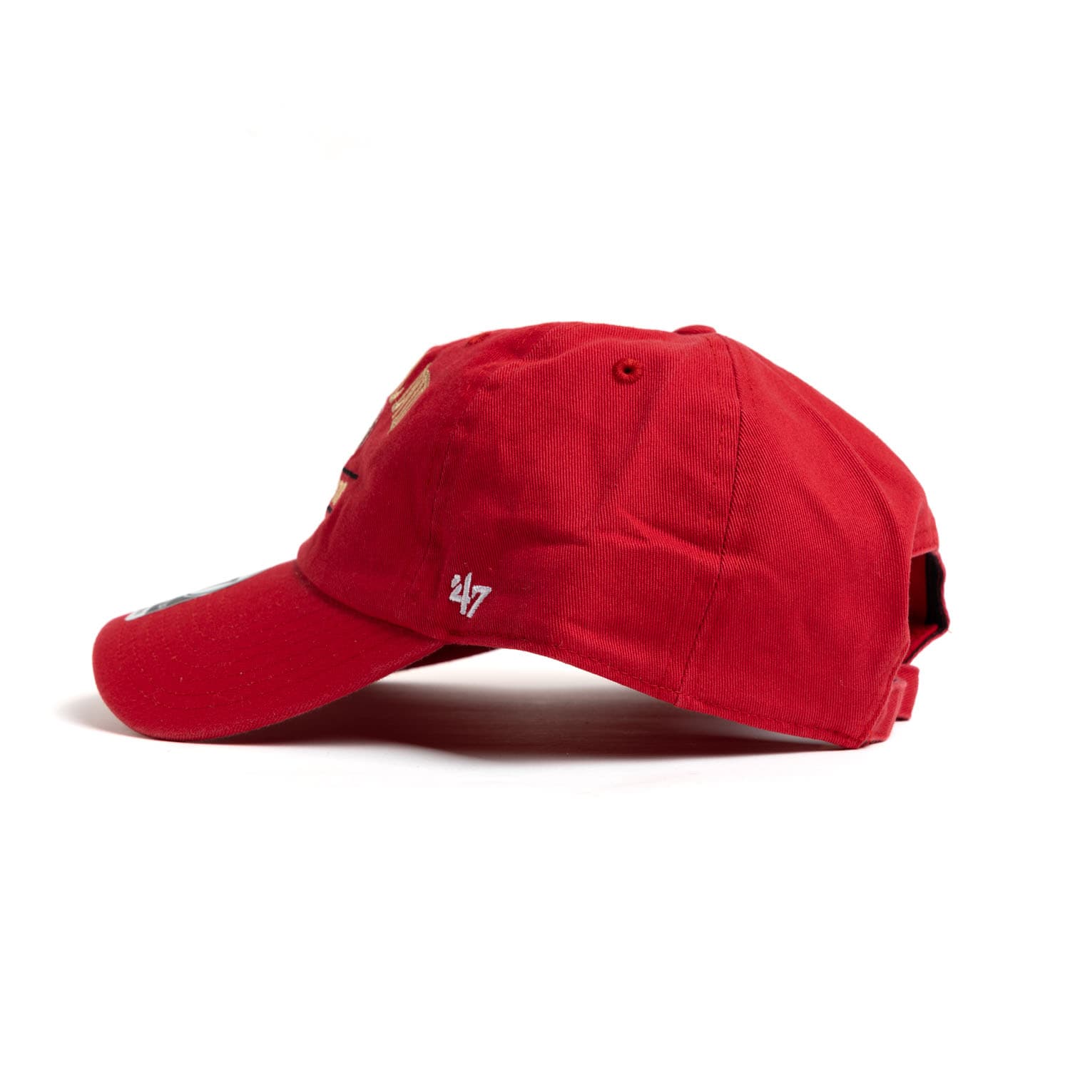 کتان بیسبالی dad’s cap گلدوزی SF — تصویر ۳