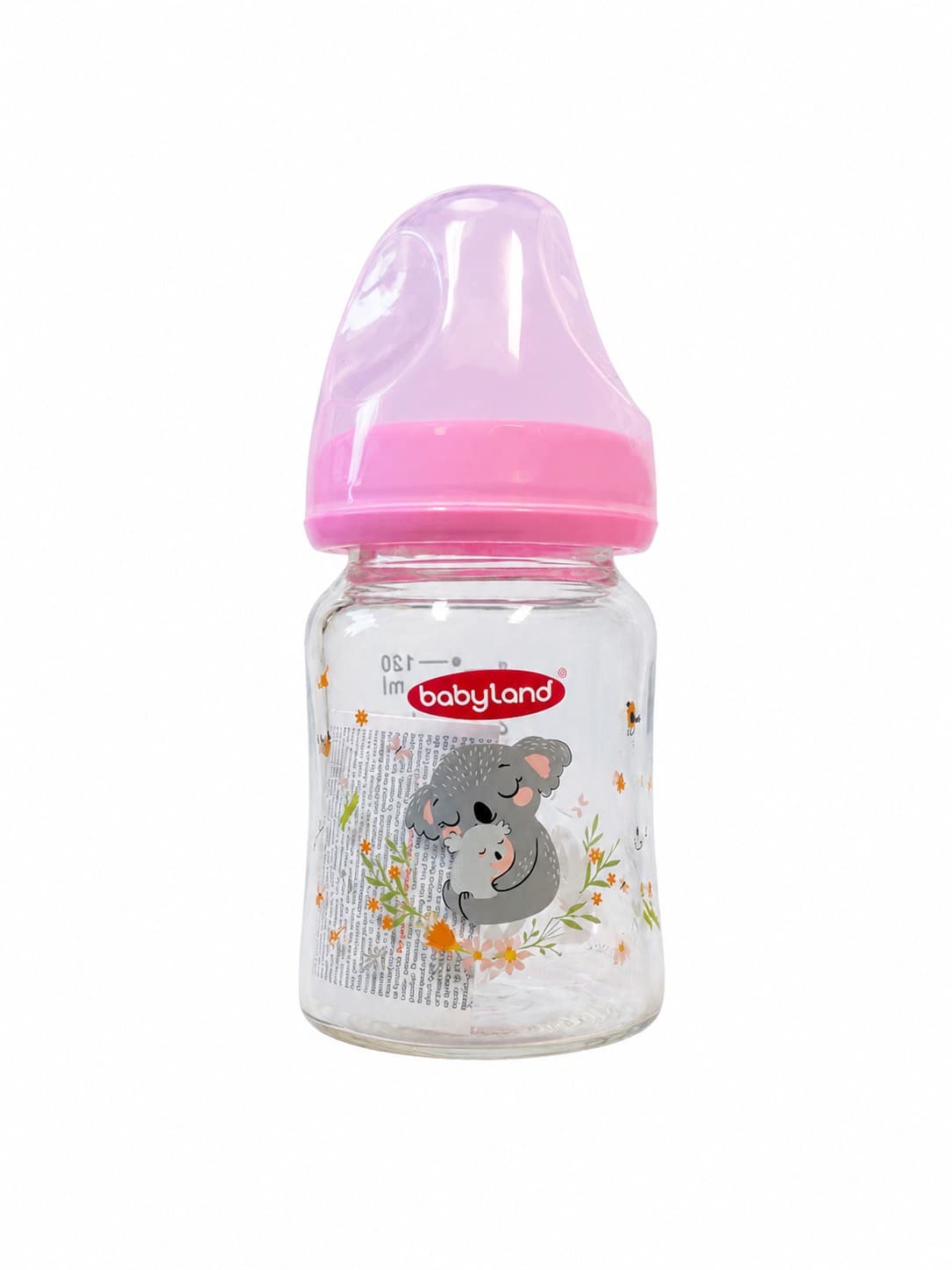 شیشه شیر پیرکس عریض ارتودنسی 150م بیبی لند کد 376