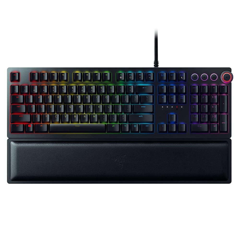 کیبورد مکانیکال گیمینگ ریزر Huntsman Elite Clicky Optical Purple Switch — تصویر ۳
