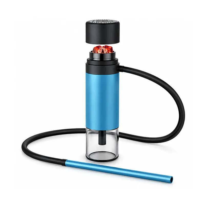 قلیان مسافرتی و پرتابل هوکا مدل Mini Hookah – آبی