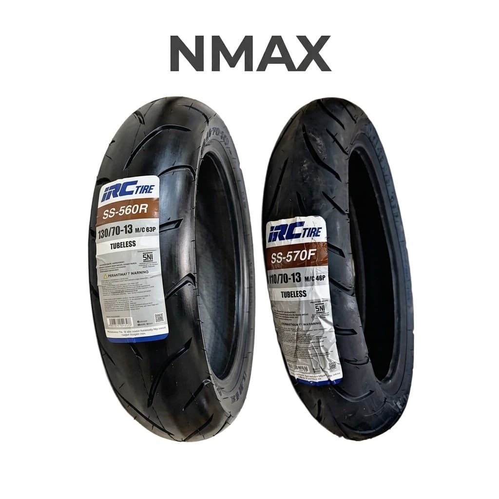 باندل تایر جلو و عقب NMAX IRC