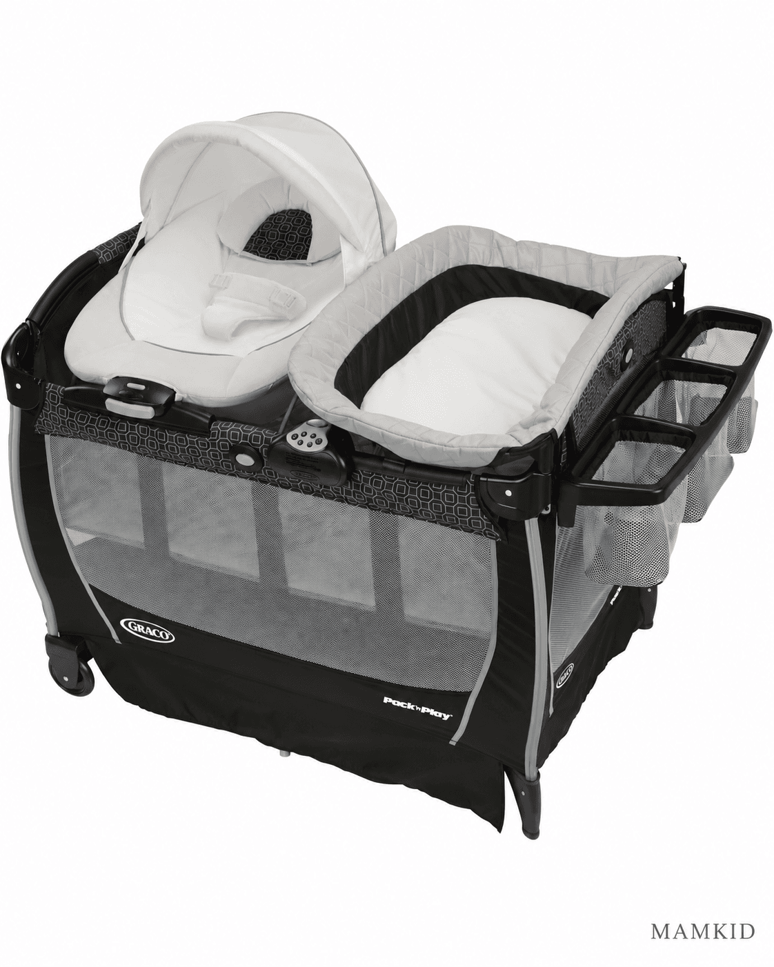 تخت و پارک نوزاد گراکو مدل Snuggle Suite LX Pierce | Graco Pack ’n Play