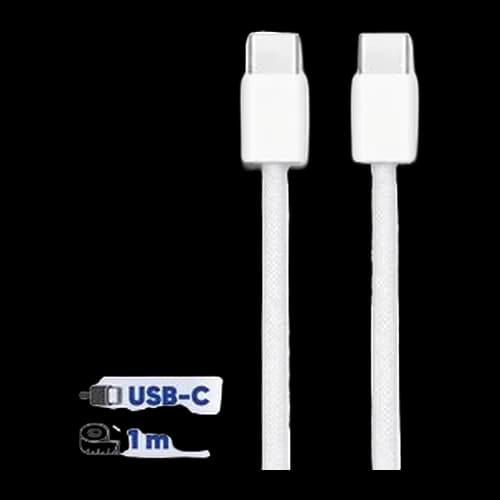 كابل آيفون 100% CABLE ORG 60W C TO C Iphone 16