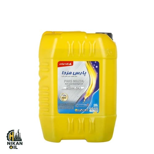 روغن موتور پارس سوپر مزدا 4 چلیک 20 لیتری پلاستیکی — تصویر ۲