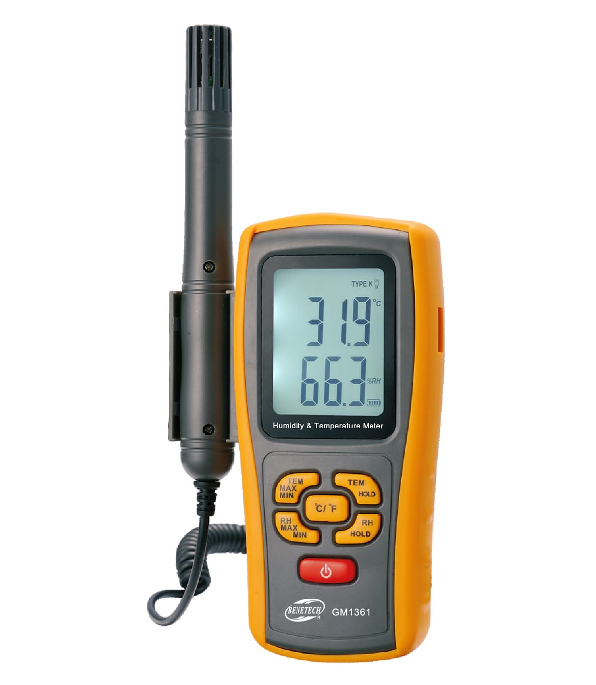 دماسنج و رطوبت سنج BENETECH مدل GM1361