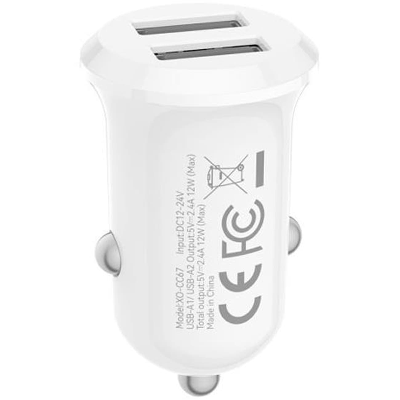 شارژر فندکی فست شارژ ایکس او XO مدل CC67 توان 12 وات — تصویر ۴