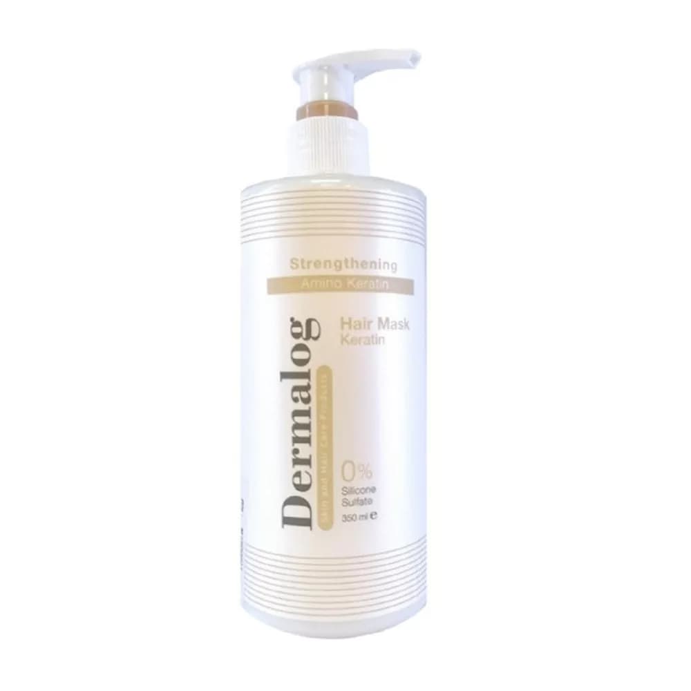 ماسک مو روغن آرگان و کراتین هیدرولیز شده درمالوگ 350 میلی لیتر — تصویر ۶