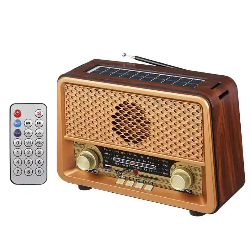 رادیو اسپیکر بلوتوثی رم و فلش خور Golon RX-BT1008SQ + ریموت کنترل — تصویر ۳