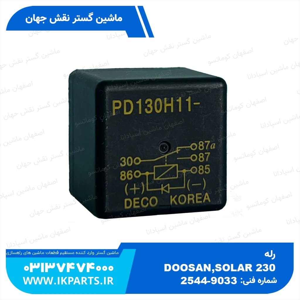 رله DOOSAN, DX230LC,S225LC-V دوسان — تصویر ۳