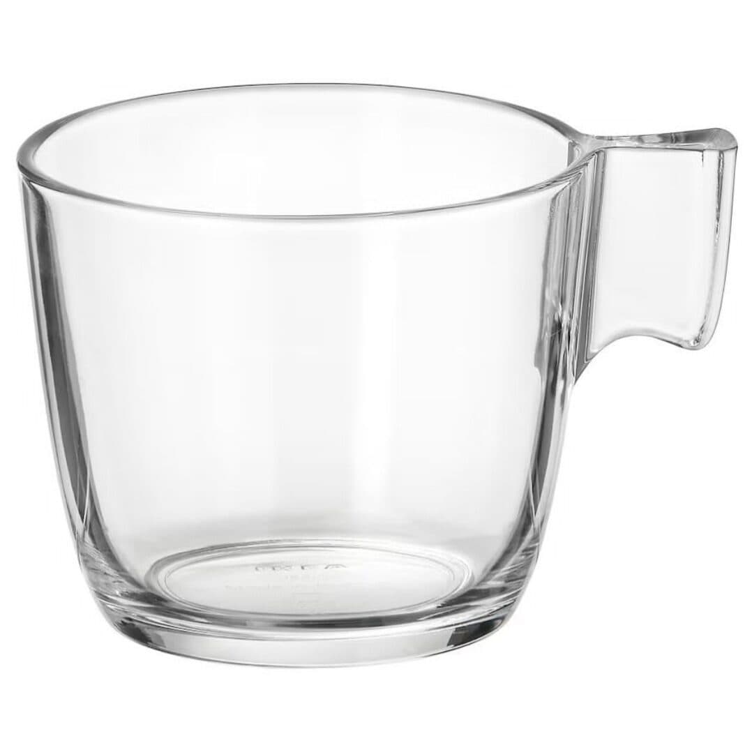 ماگ شیشه ای ایکیا مدل STELNA