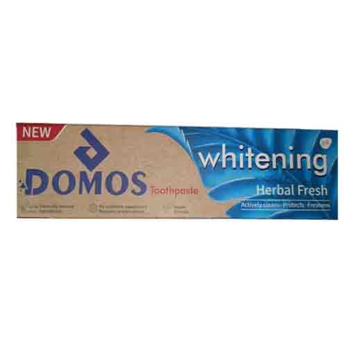 خمیر دندان دوموس DOMOS مدل Whitening حجم 120 میل