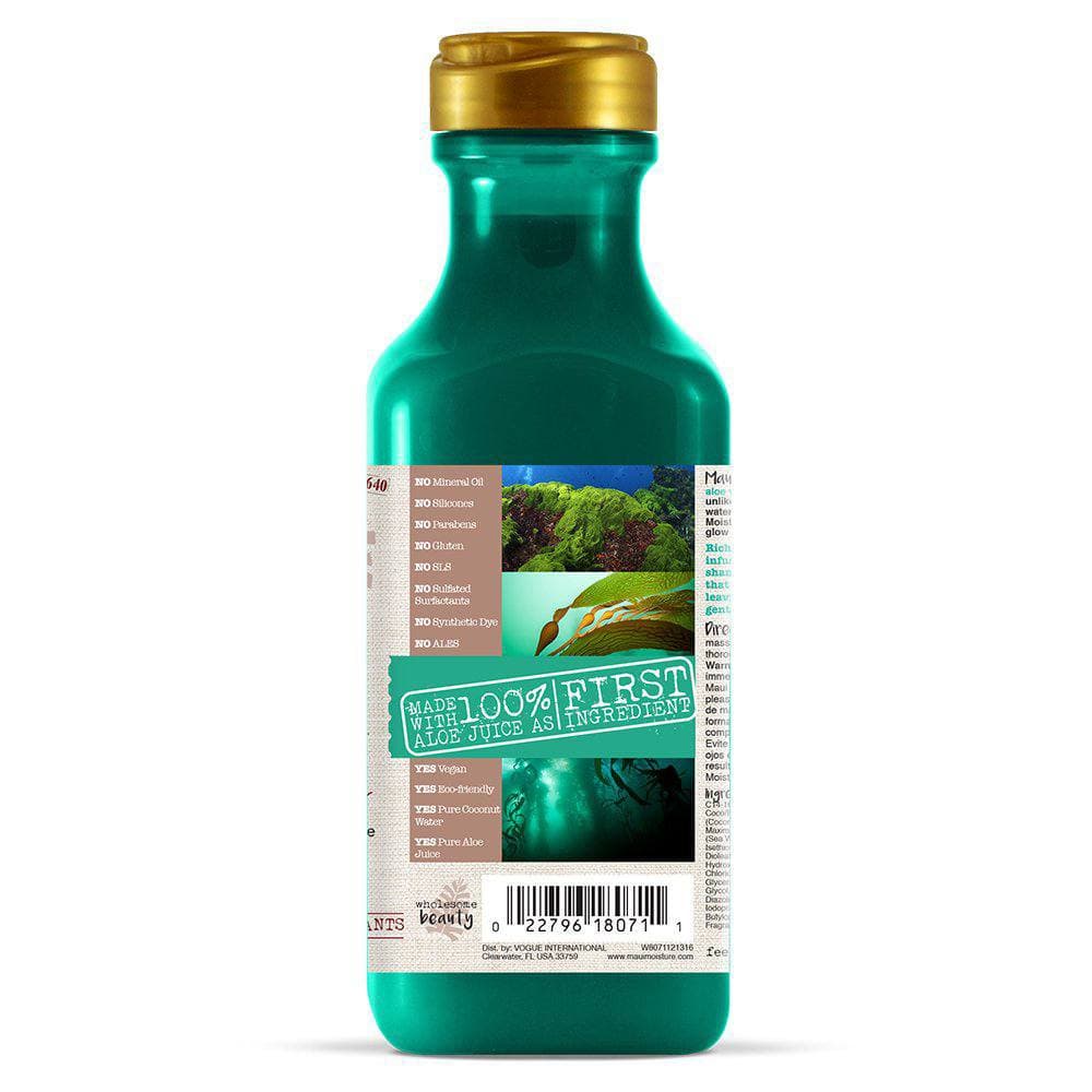 شامپو مواد معدنی دریایی برند Maui انگلیس مدل Sea Minerals (آبرسان و تثبیت موهای رنگ شده) حجم 385 میل — تصویر ۴