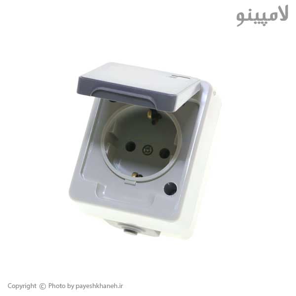 پریز ارت دار بارانی پارت الکتریک مدل برکه کد 132