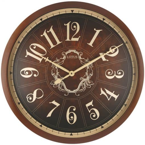 ساعت دیواری چوبی مدل EVERSON کد W-8834