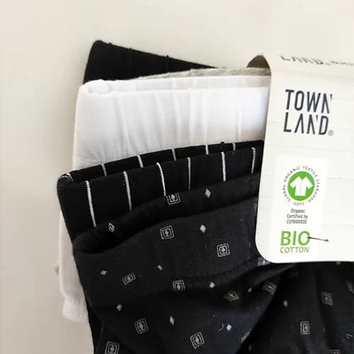پک 5 تایی شورت مردانه اسلیپ تون لند Town Land آلمان طوسی سفید مشکی — تصویر ۸