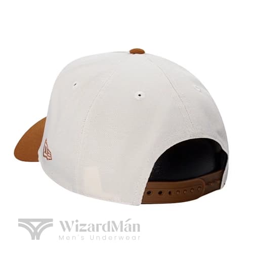 کلاه کپ (لبه دار) نیو ارا New Era مدل New York Yankees 9FORTY Adjustable کرم قهوه ای — تصویر ۳