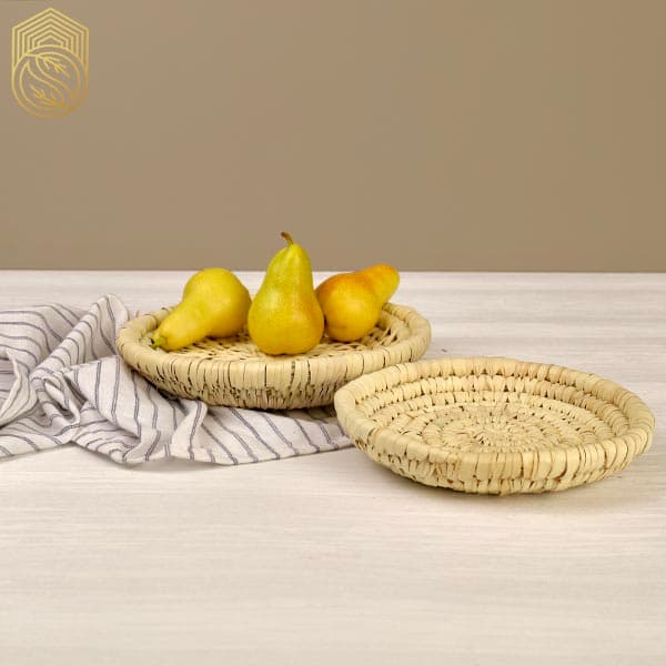 سبد گرد حصیری ساده sh343