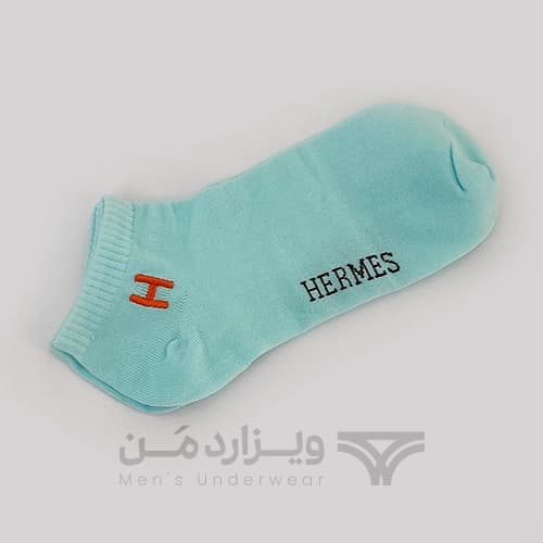 پک پرمیوم 5 تایی جوراب مچی مردانه هرمس Hermes اورجینال گلدوزی شده Premium — تصویر ۹