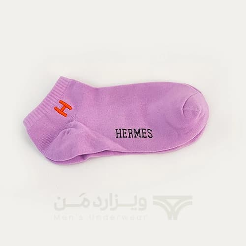 پک پرمیوم 5 تایی جوراب مچی مردانه هرمس Hermes اورجینال گلدوزی شده Premium — تصویر ۶