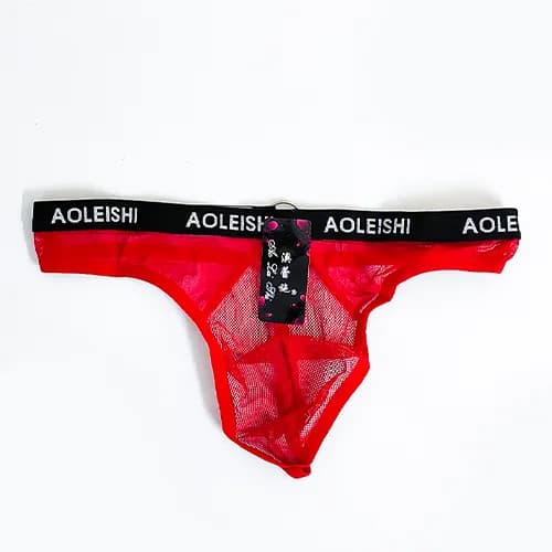 شورت مردانه فانتزی لامبادا (Bikini) حریر وارداتی پشت حلقه دار — تصویر ۳