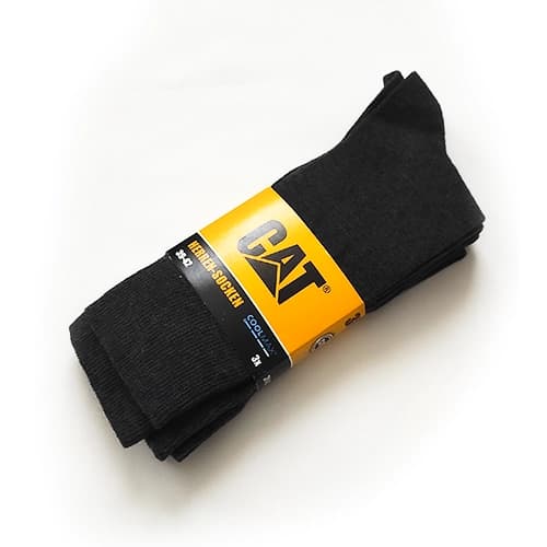 پک 3 تایی جوراب مردانه چهارفصل کترپیلار Caterpillar وارداتی طوسی — تصویر ۳