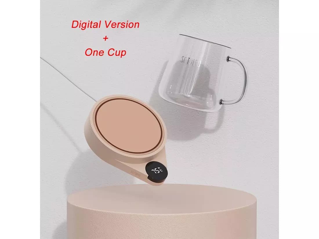 زیر لیوانی حرارتی شیائومی Xiaomi Sothing Diffusion Thermostatic Coaster DSHJ-S-2103 تک حالت (جعبه باز) — تصویر ۵
