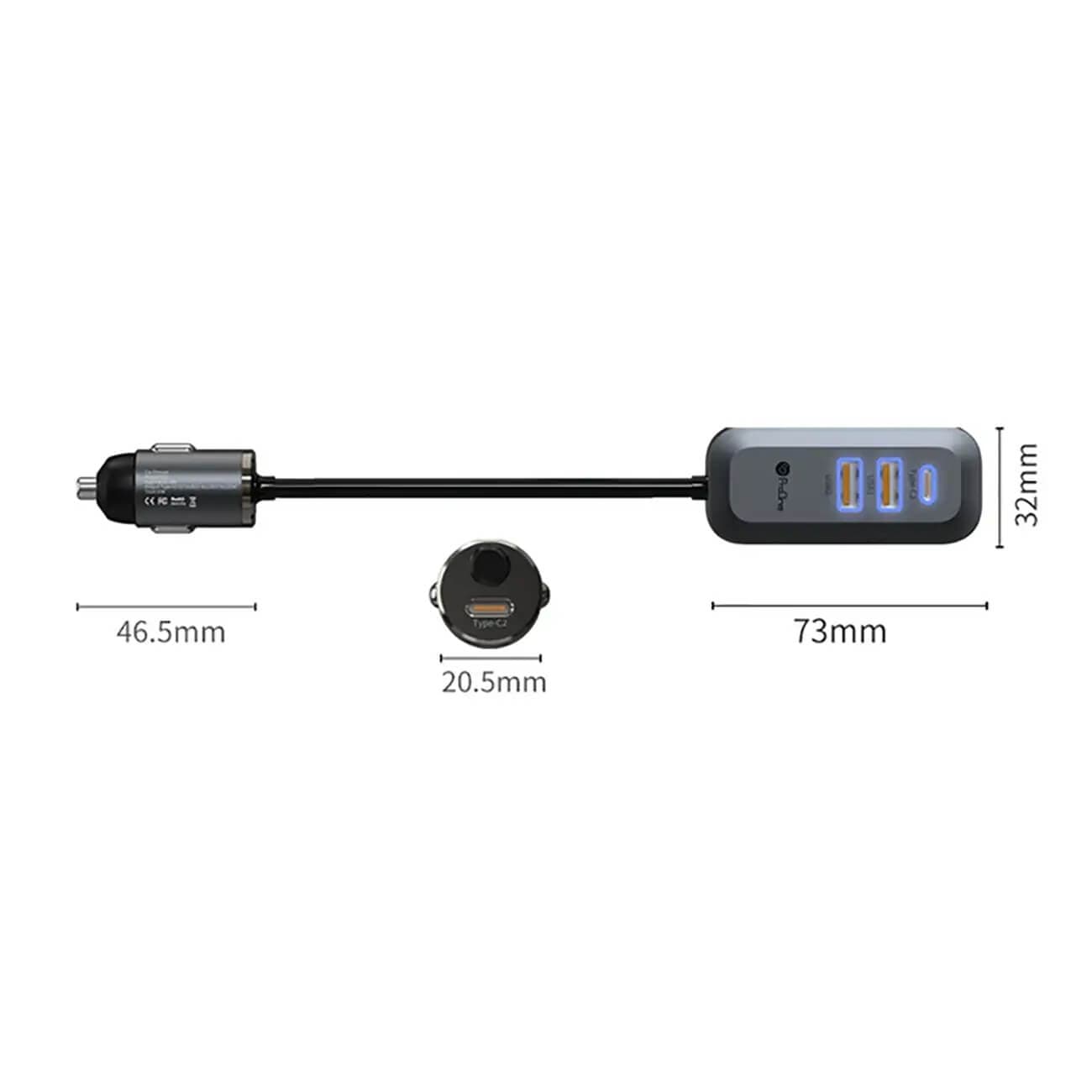 شارژر فندکی ProOne PCG23 100W — تصویر ۵