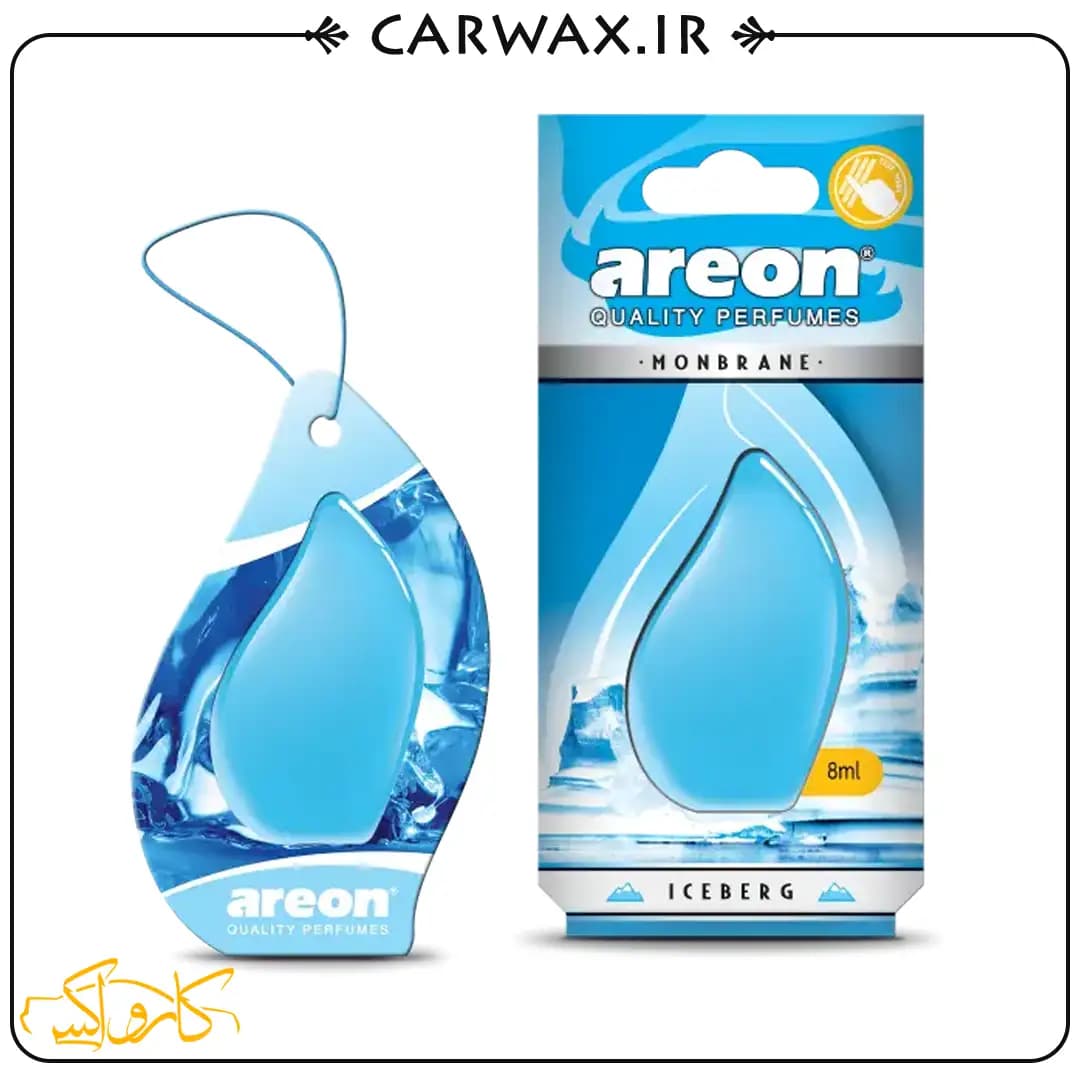 خوشبو کننده خودرو کارتی آیسبرگ آرئون مون برین Areon MonBrane IceBerg 8ml — تصویر ۲