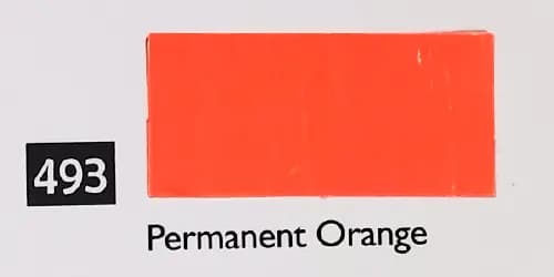 گواش وستا کد 493 PermanentOrange حجم 30 میل — تصویر ۳