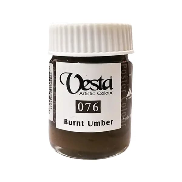 گواش وستا کد 076 BurntUmber حجم 30 میل — تصویر ۲