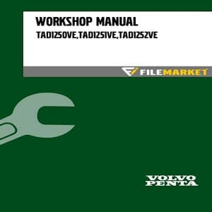 راهنمای تعميرات موتور ولوو پنتا مدل TAD1250VE,TAD1251VE,TAD1252VE